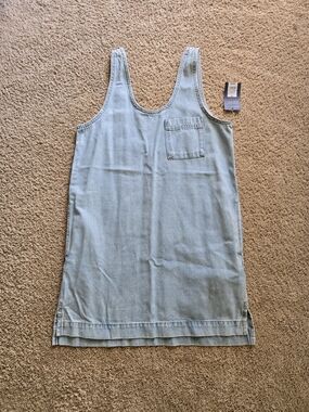Universal Thread Light Blue Denim Tank Dress